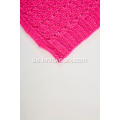 Girl's Sticked Pointelle Warm Scarf